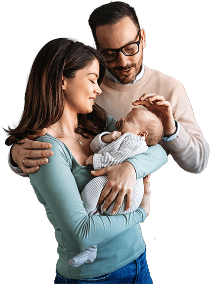 New Parents with Baby